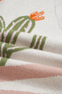 Western Cactus Motif Button Front Knit Cardigan