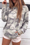 Western Camo Waffle Knit Long Sleeve Top