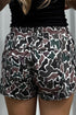 Western Camouflage Print Athletic Lined Active Casual Shorts
