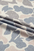Western Camouflage Print Loose Tee Drawstring Short Set