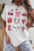Western Coquette Cowgirl Elements Printed Relaxed Tee