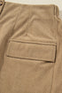 Western Corduroy Button Front Faux Pocket Mini Skirt