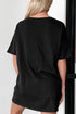 Western Cowboy Print Oversized Casual Tunic Graphic Tee