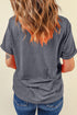 Western Cowgirl Boot Sunflower Graphic Crew Neck Tee