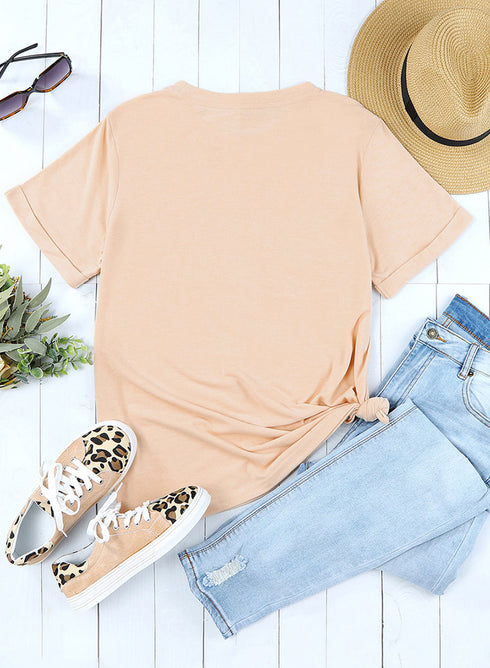 Western Desert Aces Graphic Print Short Sleeve Tee