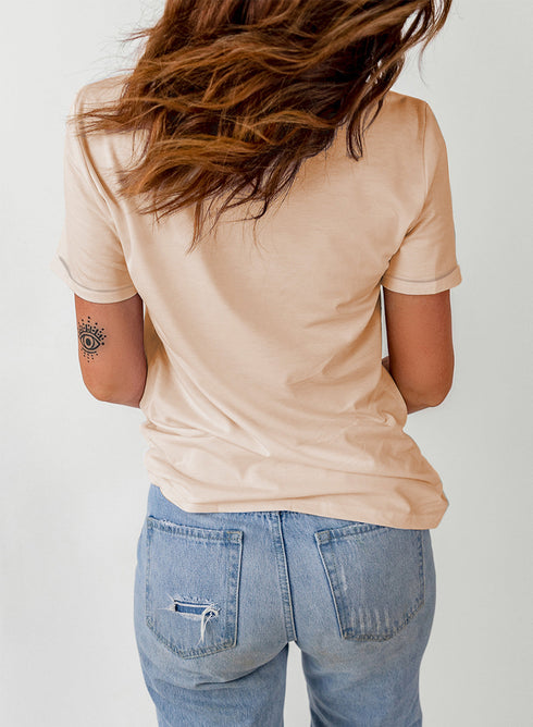 Western Desert Aces Graphic Print Short Sleeve Tee