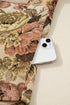 Western Floral Patchwork Waffle Knit Buttoned Jacket