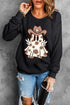 Western Floral Spirit Graphic Crew Neck Sweatshirt
