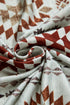 Western Geometric Print Long Sleeve Open Front Cardigan