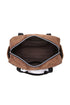 Western Geometric Print PU Leather Large Travel Duffel Bag
