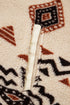 Western Geometric Print Quarter Snap Sherpa Pullover