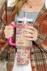 Western Geometric Print Stainless Steel Vacuum Insulated Tumbler