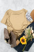 Western Graphic Print Bleached Effect Short Sleeve Tee