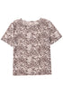 Western Graphic Print Sheer Mesh Slim Fit Tee