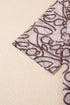 Western Graphic Print Sheer Mesh Slim Fit Tee