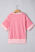 Western Graphic Raw Edge Oversized Tee