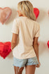 Western Heart Graphic Print Short Sleeve Relaxed T-shirt