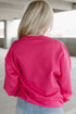 Western Heart Graphic Sequin Pullover Sweatshirt