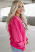 Western Heart Graphic Sequin Pullover Sweatshirt