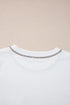 Western Horseshoe Graphic Cotton Blend Patch Pocket Tee