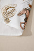 Western Horseshoe Print Smocked Sleeveless A-Line Midi Dress