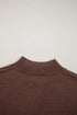 Western Howdy Graphic Knit Mock Neck Sweater
