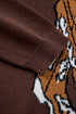 Western Howdy Graphic Knit Mock Neck Sweater