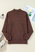 Western Howdy Graphic Knit Mock Neck Sweater