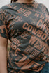 Western Howdy Graphic Print Short Sleeve Crew Neck Tee