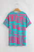 Western Howdy Graphic Print Short Sleeve Crew Neck Tee