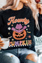 Western Howdy Pumpkin Graphic Crewneck Sweatshirt