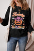 Western Howdy Pumpkin Graphic Crewneck Sweatshirt