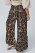 Western Inspired Camo Print Wide Leg Pants