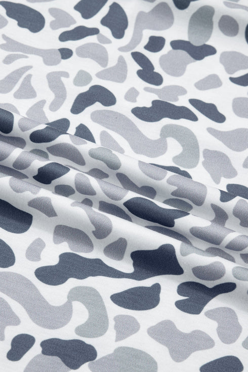 Western Inspired Camo Print Wide Leg Pants
