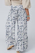 Western Inspired Camo Print Wide Leg Pants
