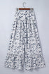 Western Inspired Camo Print Wide Leg Pants