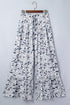 Western Inspired Camo Print Wide Leg Pants