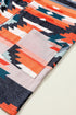 Western Inspired Geometric Print Open Front Cardigan