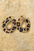 Western Inspired Hollow Out Patterned Drop Earrings