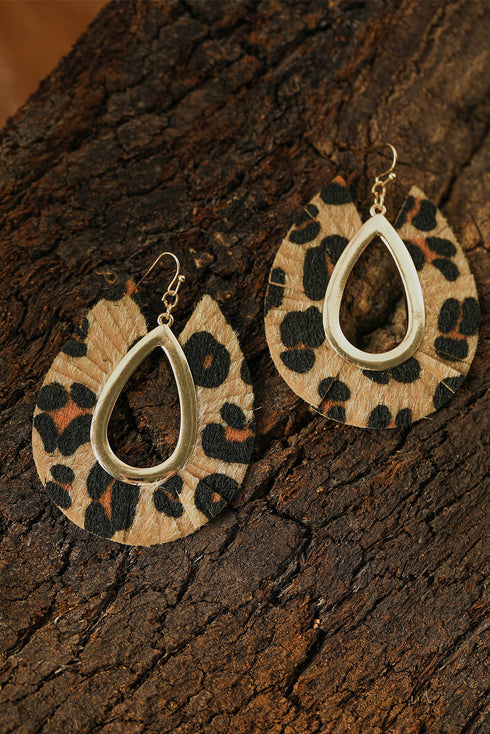 Western Inspired Hollow Out Patterned Drop Earrings