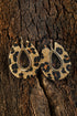 Western Inspired Hollow Out Patterned Drop Earrings