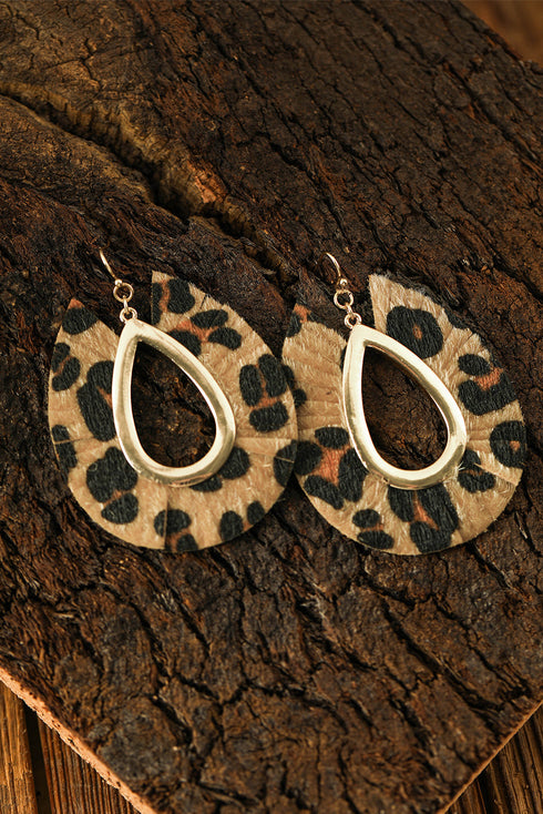 Western Inspired Hollow Out Patterned Drop Earrings