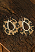 Western Inspired Hollow Out Patterned Drop Earrings