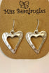 Western Inspired Hollowed Alloy Heart Statement Drop Earrings