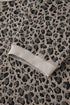 Western Jacquard Leopard Print Wide Leg Pant Set