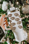 Western Leopard Lips Print Alloy Handle Tumbler