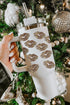 Western Leopard Lips Print Alloy Handle Tumbler
