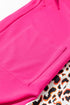 Western Leopard Patchwork Graphic Sleeveless Romper