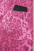 Western Leopard Print Denim Buttoned Sleeveless Shift Mini Dress