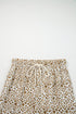 Western Leopard Print Drawstring Elastic Waist Loose Pants